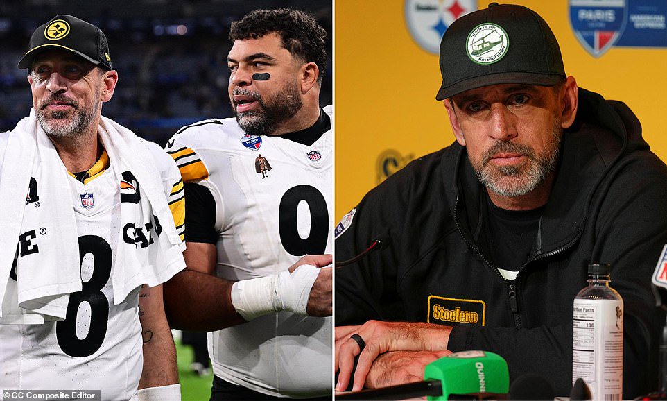 Aaron Rodgers has blasted 'tight' NFL owners for not caring about player welfare or fully buying into the league's international ambitions as he lifted the lid on talks over playing a full week of games overseas. The veteran quarterback and his Pittsburgh Steelers teammates were the latest team to play overseas on Sunday when they beat the New Orleans Saints in Paris in what was the NFL's first-ever game in France. The slate of international games continue to increase each season and this year a record nine games are being played outside of America. Melbourne, Rio de Janeiro and London have hosted games with Madrid, Munich and Mexico City to come. But the outspoken Rodgers alluded to an NFL plan that was once discussed between league officials and the NFL Players Association to play a full week of games across the globe.