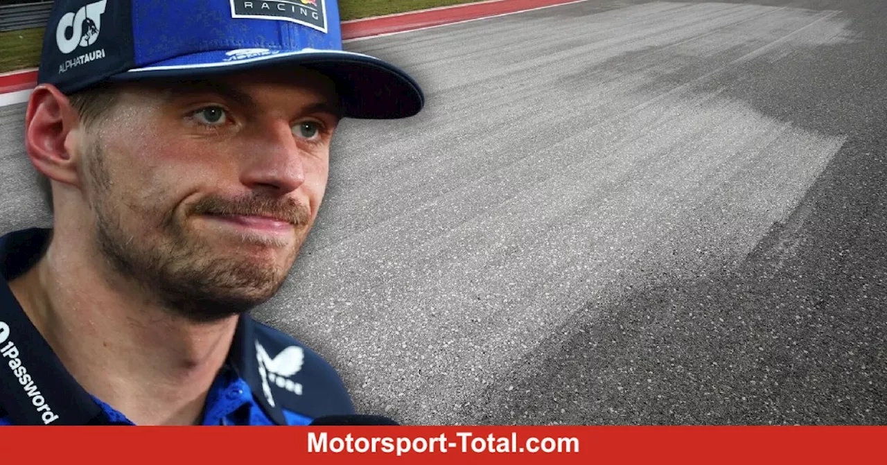 Mehr als 9 g: Warum Verstappen die Strecke in Austin für 'inakzeptabel' hält