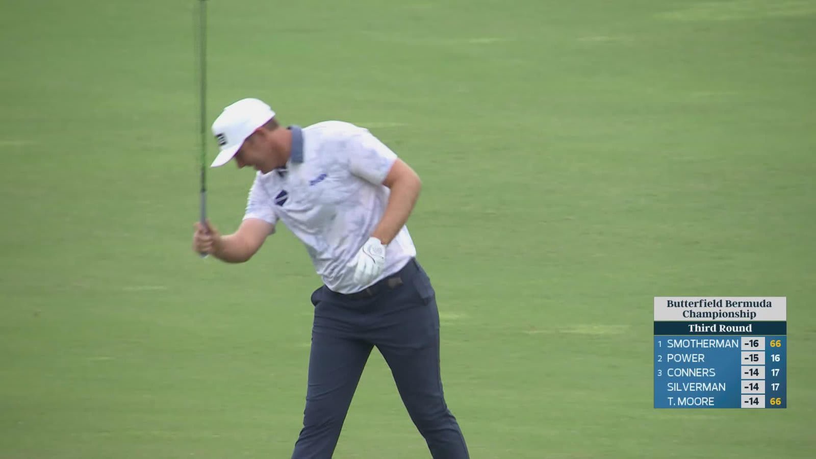 Seamus Power reaches par-5 No. 17 in two, makes birdie at Butterfield Bermuda