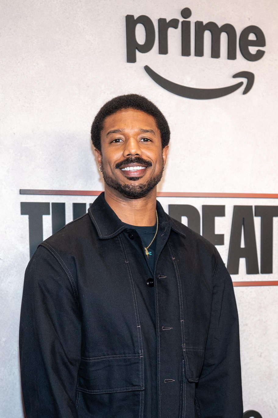 Michael B. Jordan attends the red carpet for the premiere of "The Greatest" in New York City.
