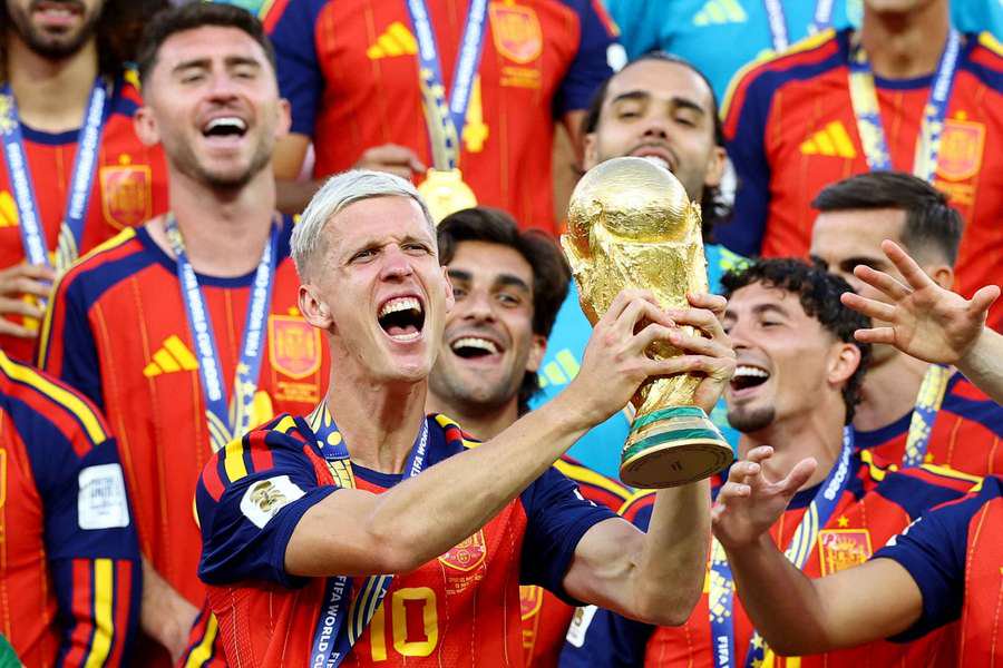 Barcelona and Spain star Dani Olmo.