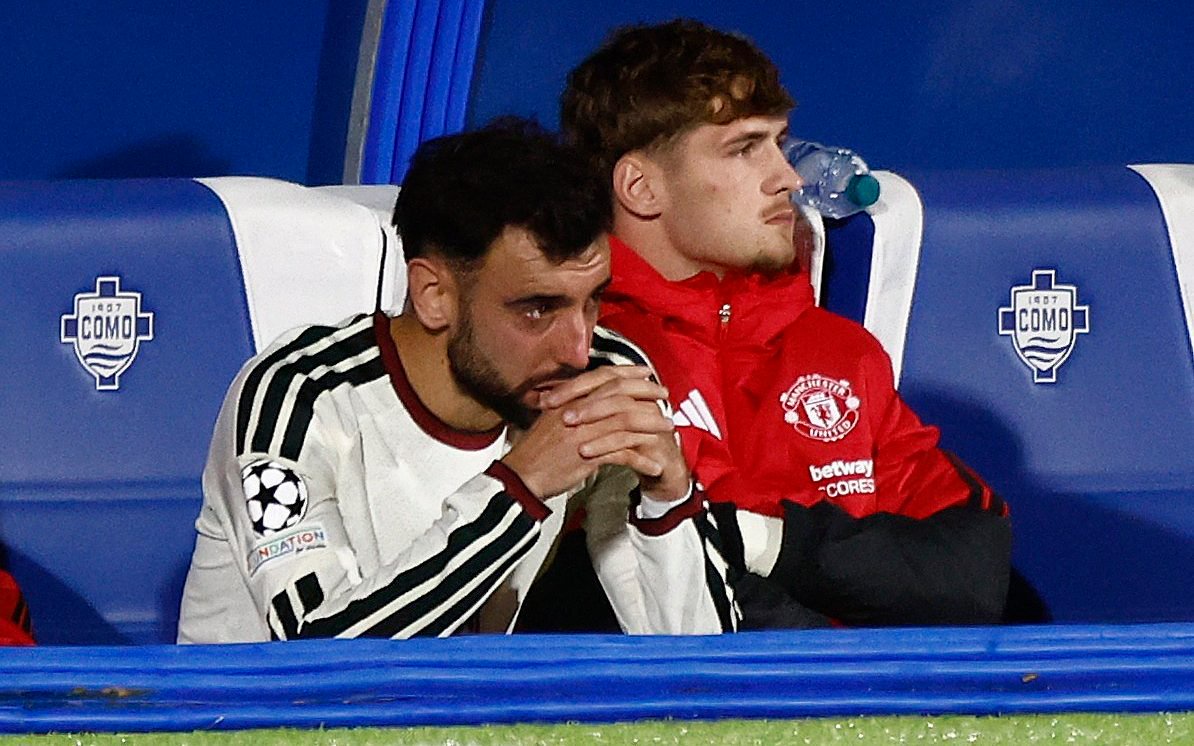 Bruno Fernandes was unhappy at being withdrawn