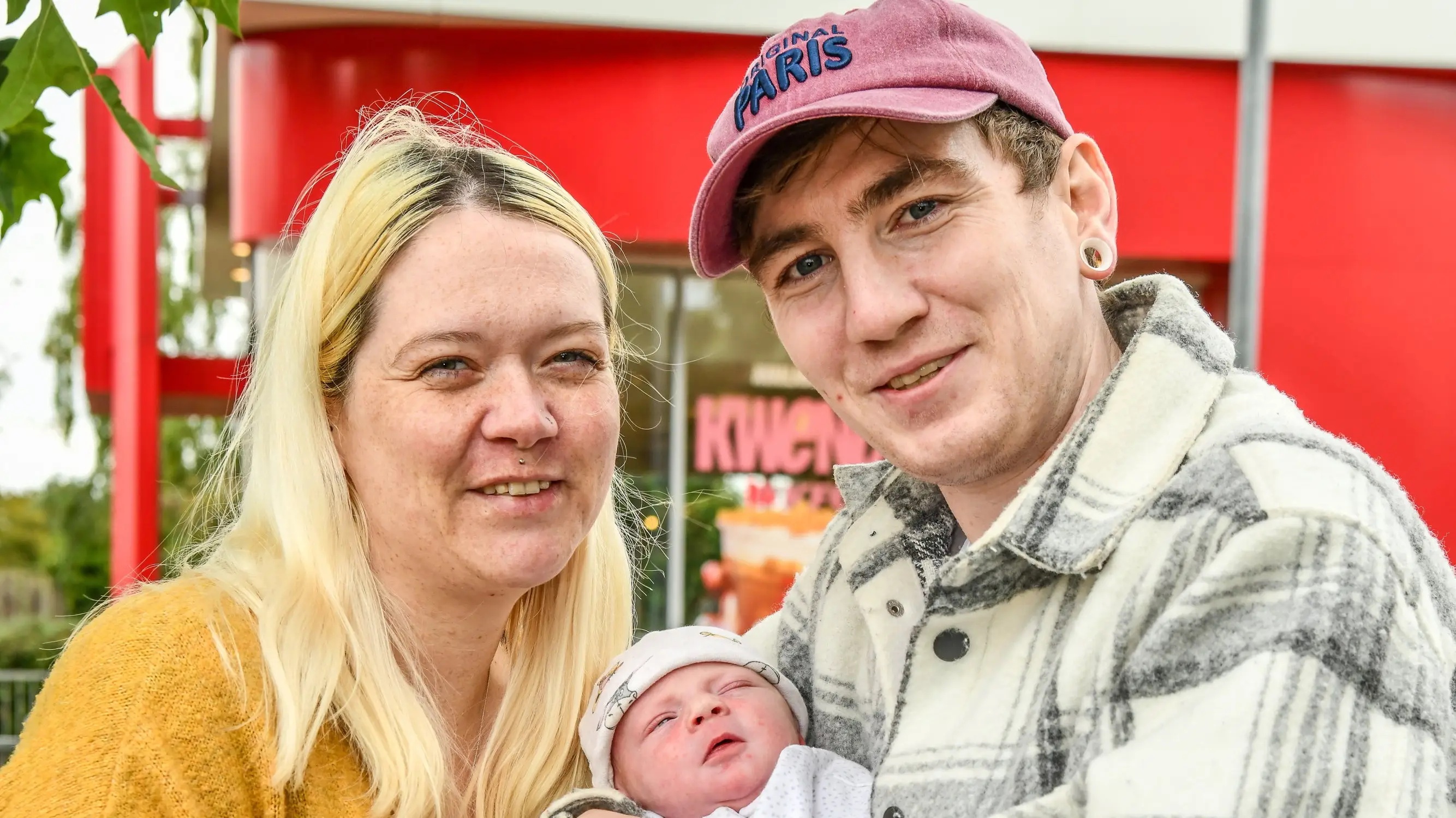 Woman gives birth to baby boy in KFC car park and give him very fitting nickname
