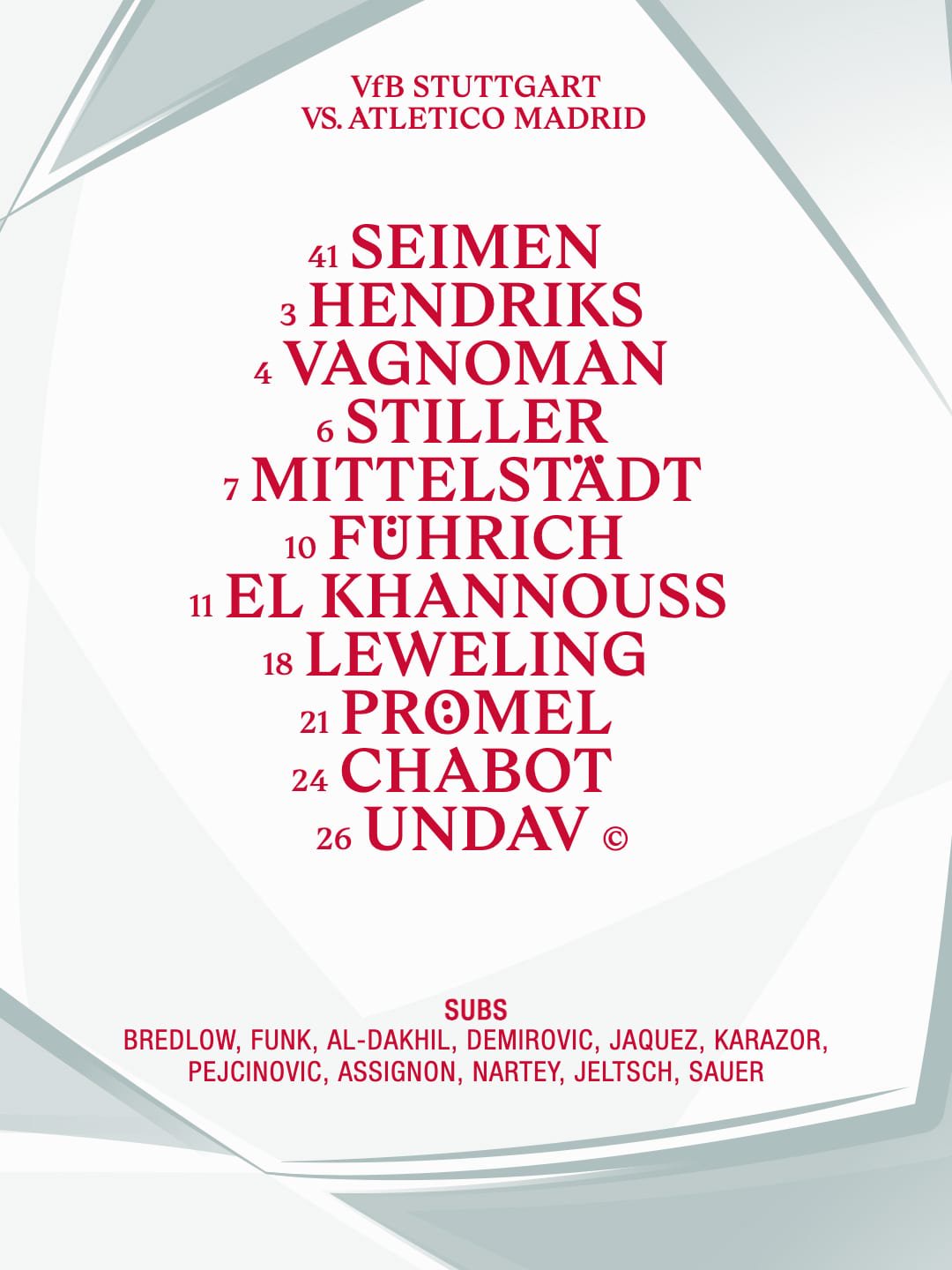 Stuttgart lineup