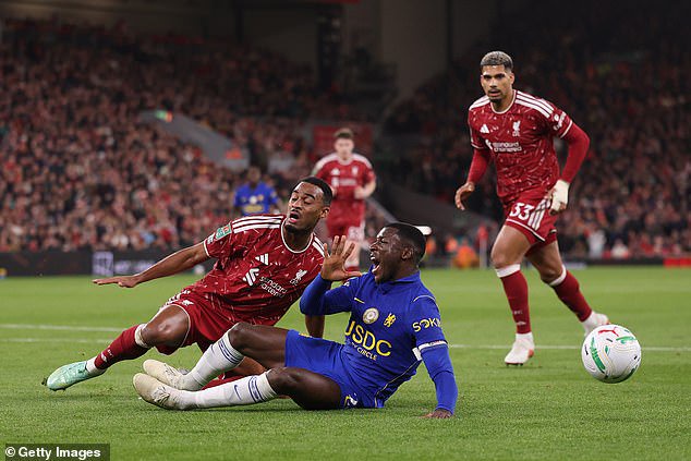 Chelsea also went 1-0 ahead from a penalty after Ryan Gravenberch fouled Moises Caicedo