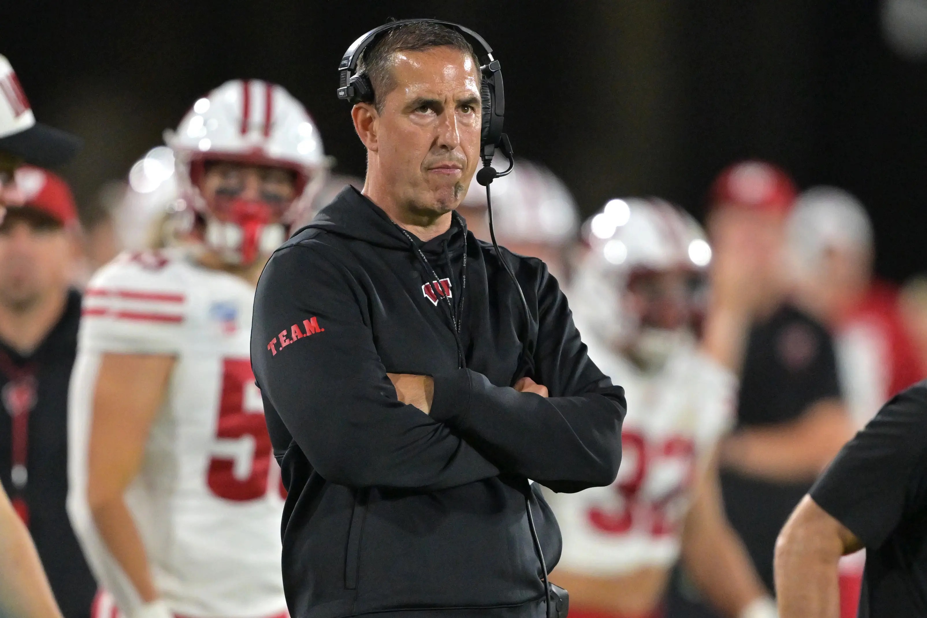 Wisconsin coach Luke Fickell 