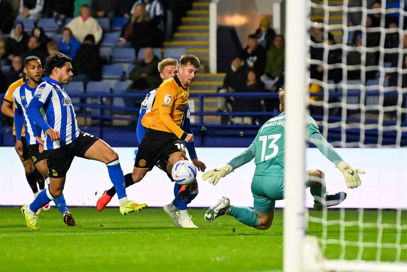 Ben Knight in action for Cambridge United against Sheffield Wednesday on 27 October, 2026. Picture: Simon Lankester