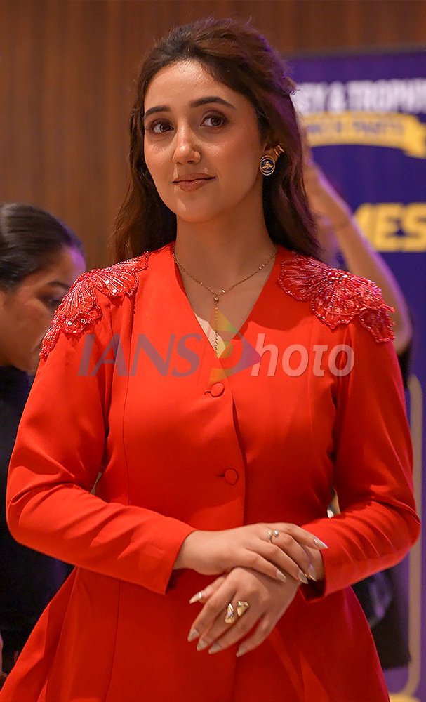 Mumbai: Actress Ashnoor Kaur attends the official trophy and jersey launch of the Salute Tiranga Cricket League (STCL) in Mumbai on Friday, October 16, 2026. (Photo: IANS)
