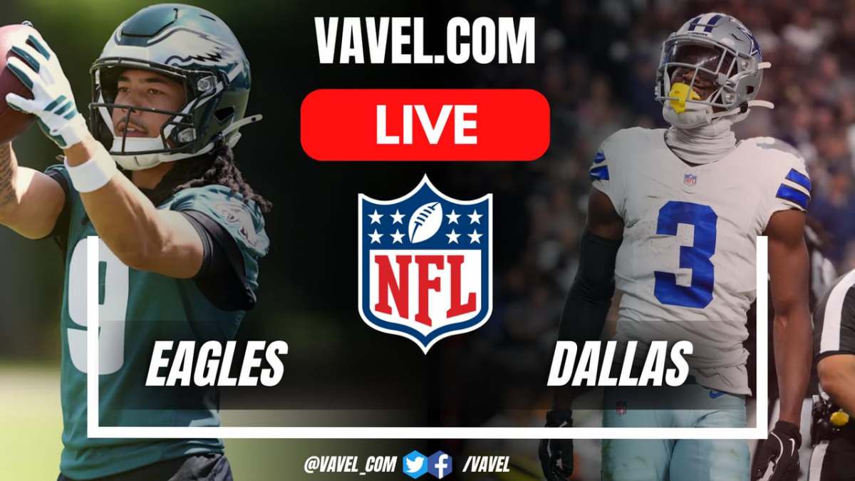 Dallas Cowboys vs Philadelphia Eagles LIVE Score Updates in NFL Game (31-21)