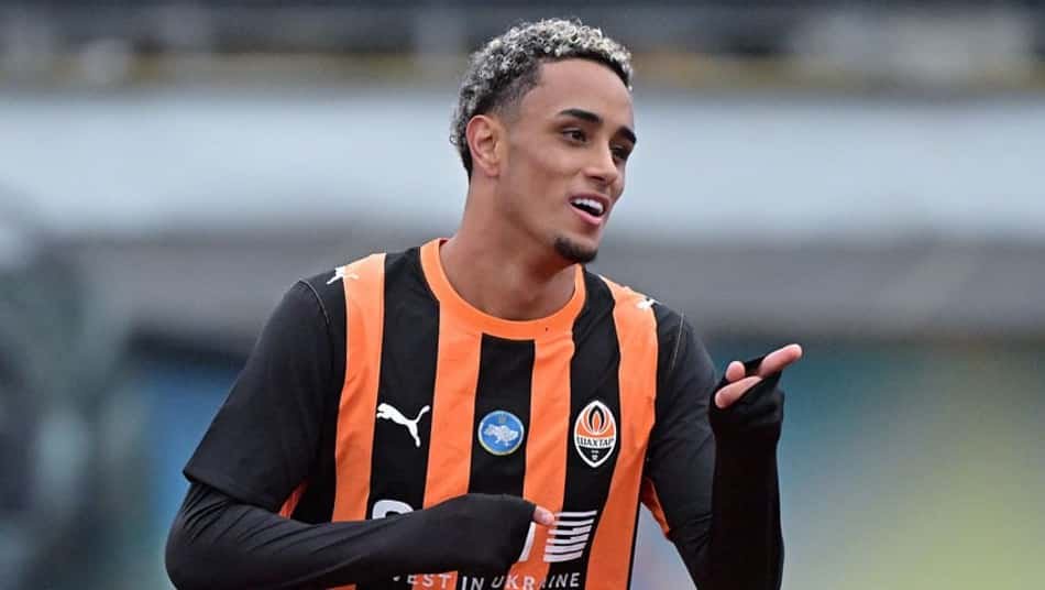 Ryan Roberto comemora gol na vitória do Shakhtar Donetsk Sub-21 sobre o Kolos (Foto: Shakhtar Donetsk)