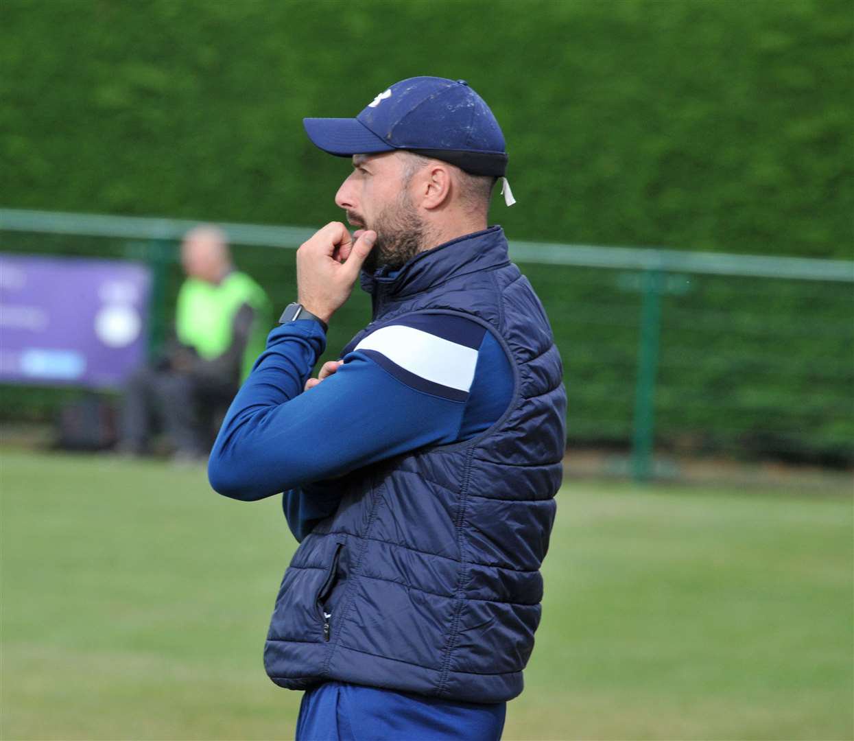 Wisbech Town manager Luke Hipwell.