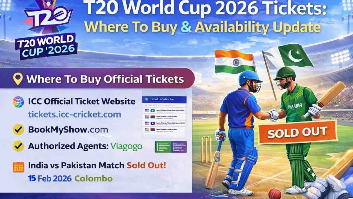 T20 World Cup 2026 Tickets: Where to Buy and Availability Update
