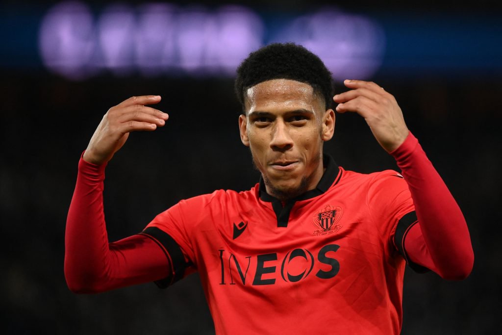Jean-Clair Todibo could leave Nice this summer. (Photo by FRANCK FIFE/AFP via Getty Images)
