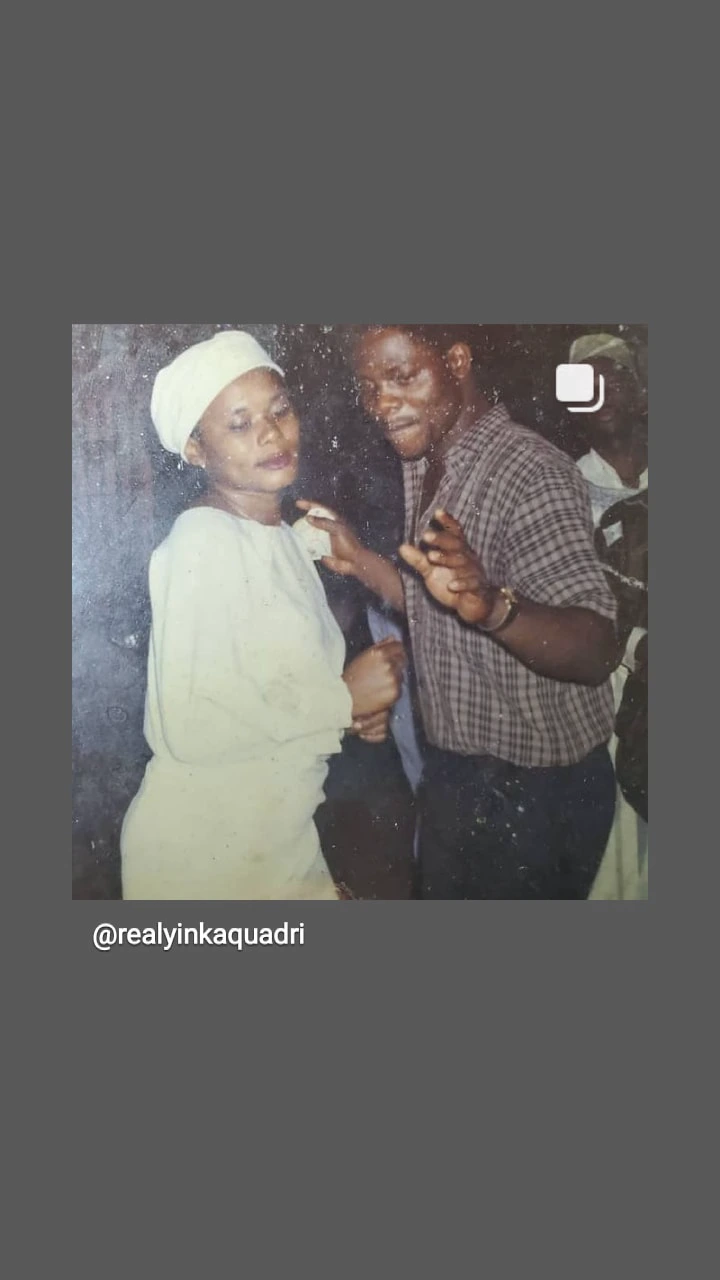 Yoruba Actor Yinka Quadri Shares Throwback Pictures Of Himself And His Wife.