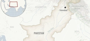 A roadside bomb planted on a bridge hits a rickshaw in Pakistan, killing 2 people and wounding 8
