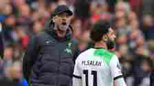 Liverpool boss Jurgen Klopp and Mohamed Salah