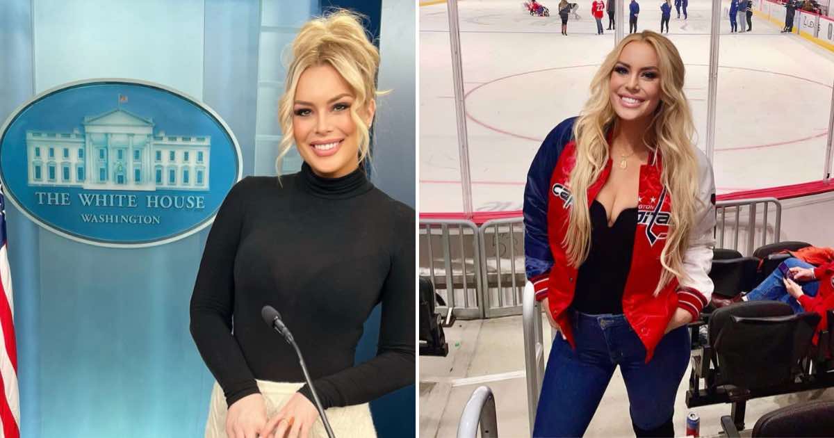 Britt McHenry was filmed arguing with a fan and stadium staff during the Washington Wizards-Milwaukee Bucks game at Capital One Arena on Wednesday, October 21 (@brittmchenry/Instagram)