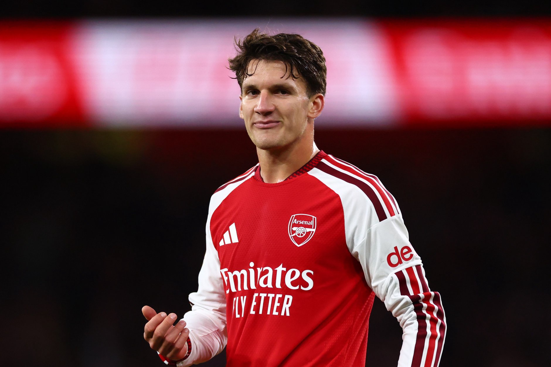 Arsenal forward Christian Tzolis