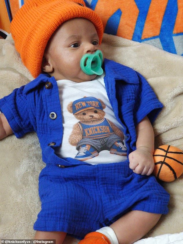 A pair of Knicks fans named their son 'Knickson Fyve' after New York won the NBA Finals