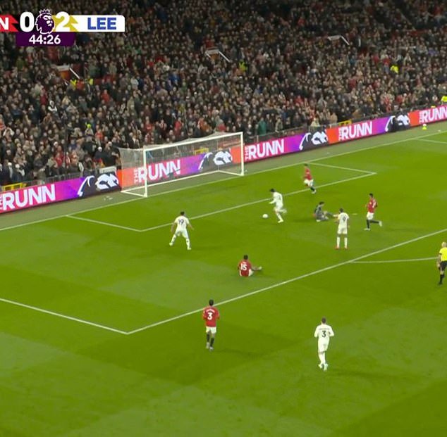 Martinez spared United from first-half humiliation with a vital block against Leeds