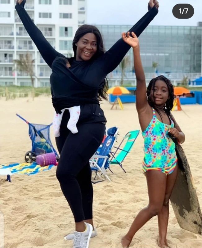 Mercy Johnson's daughter is just a photocopy of her (pictures) 6