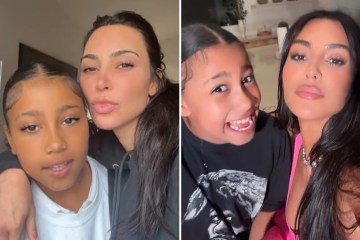 North West kisses Kim in new TikTok after concerning fans with her behavior