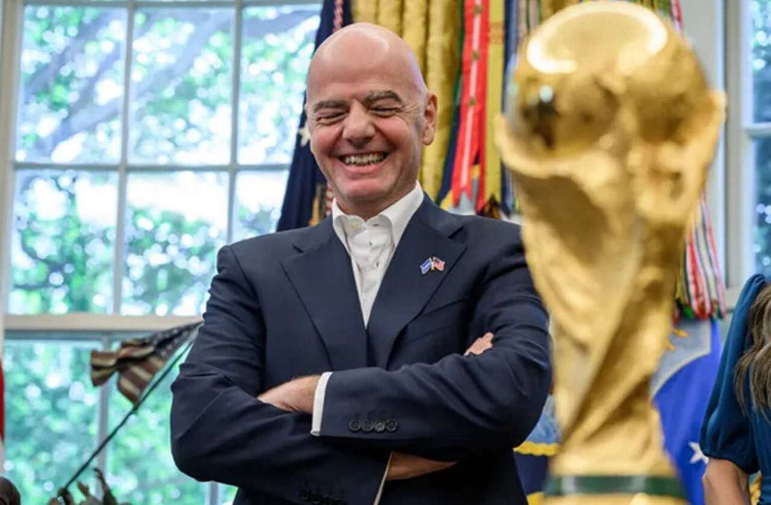 Presidente da Fifa está sendo criticado pelas federações –
