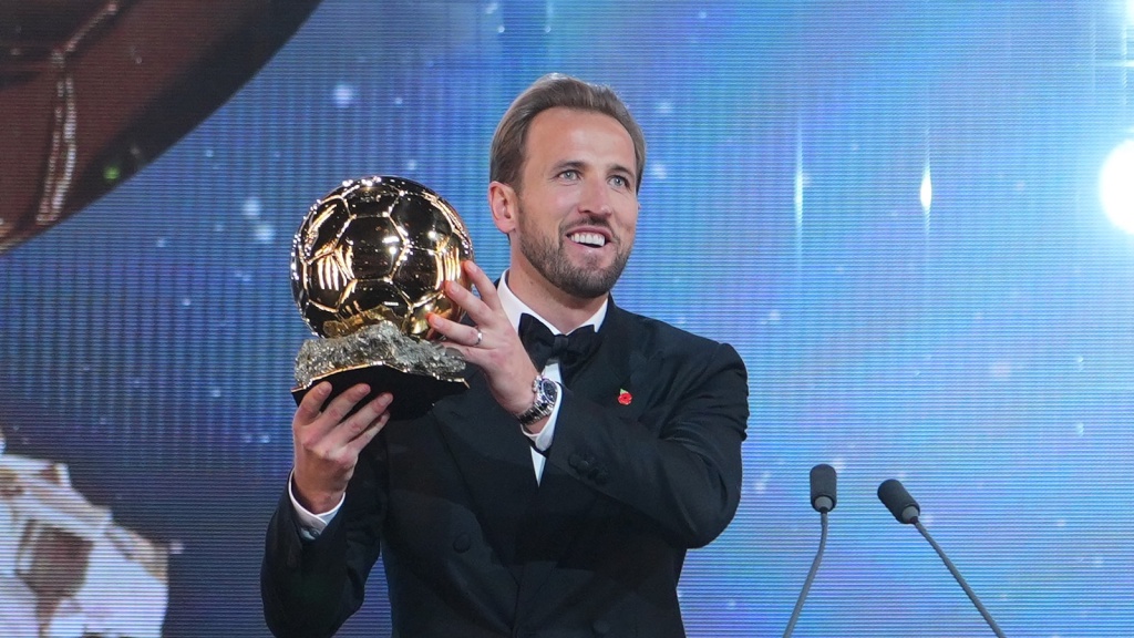 Harry Kane is the first Englishman in 25 years to win the award. (AP Photo)