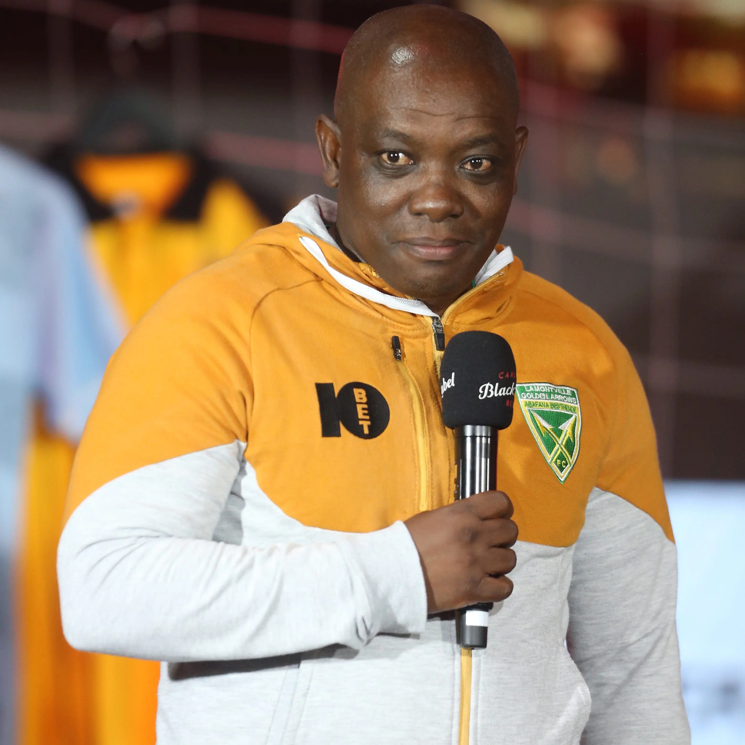 Golden Arrows head coach Pitso Dladla during the 2026 Carling Knockout official launch at Langhams Lifestyle Estate in Johannesburg last Wednesday