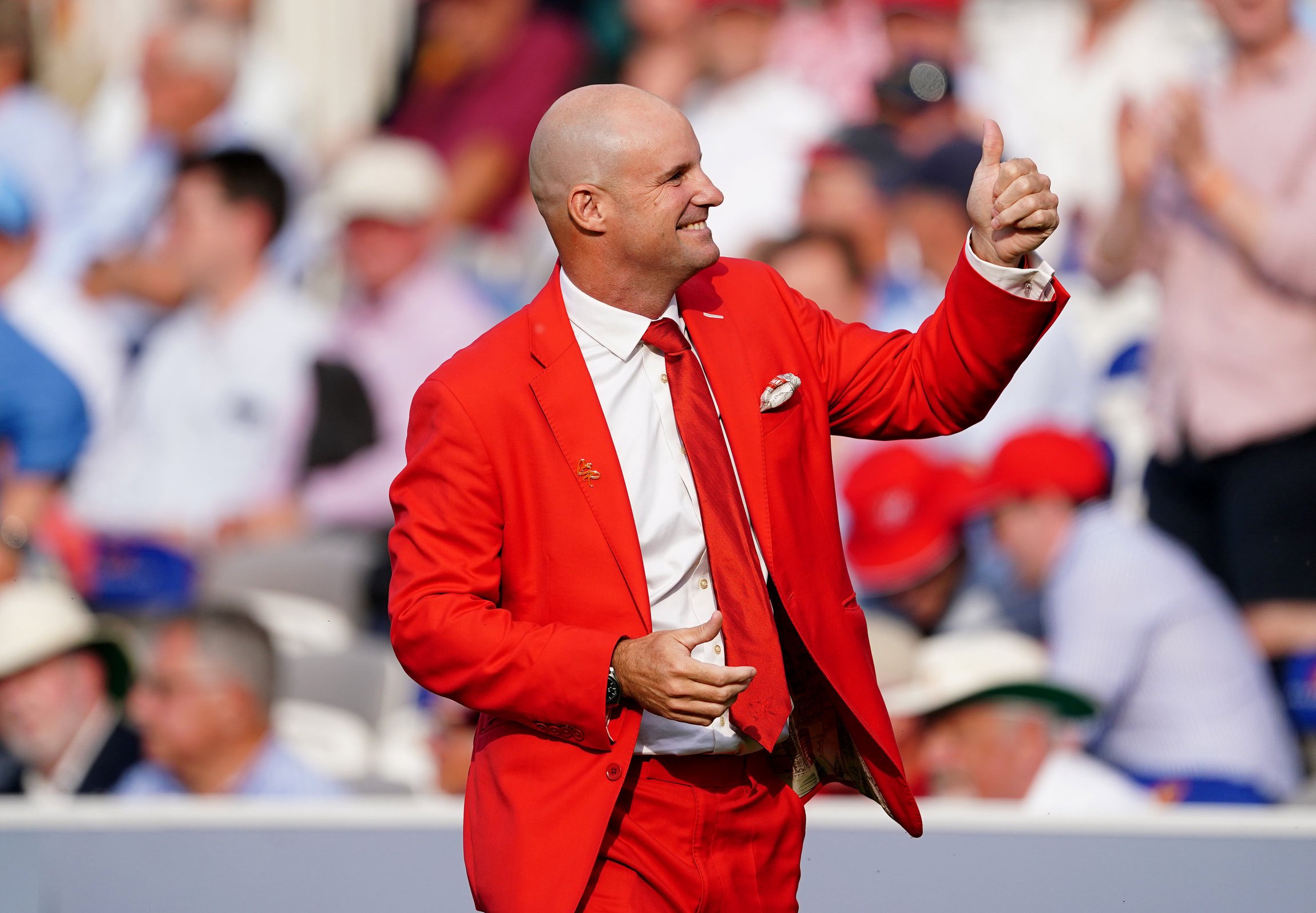 The Ruth Strauss Foundation has raised over £4million since the first ‘Red for Ruth’ day in 2019 (Mike Egerton/PA)