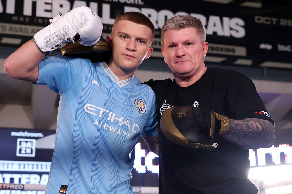 Ricky Hatton and Campbell Hatton