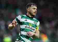 James Forrest of Celtic is seen during the Cinch Scottish Premiership match between Celtic FC and St. Johnstone FC at Celtic Park Stadium on March ...