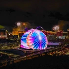 The exosphere of Sphere Las Vegas turns 1. See some of its spectacular illuminations