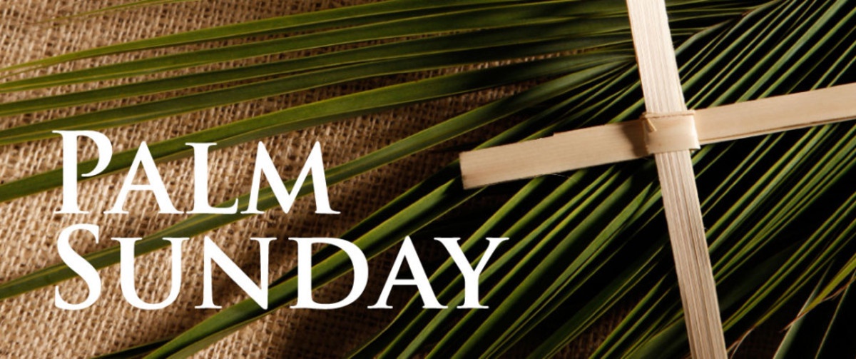 Palm Sunday always comes on the Sunday before Easter.