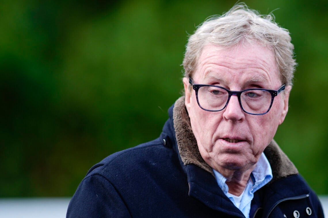 Harry Redknapp is pictured at Kempton Park Racecourse.
