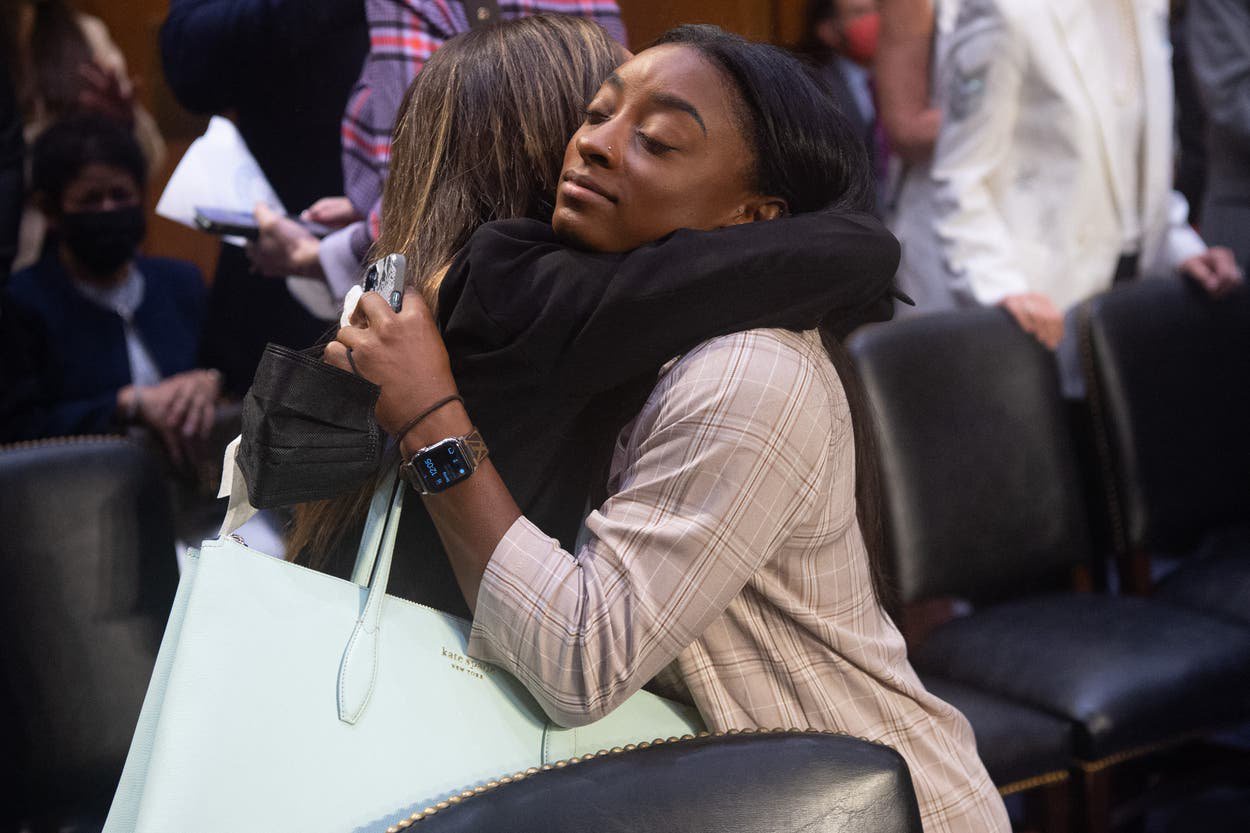 US gymnasts including Simone Biles testified during a senate hearing into the FBI's handling of the Nassar case