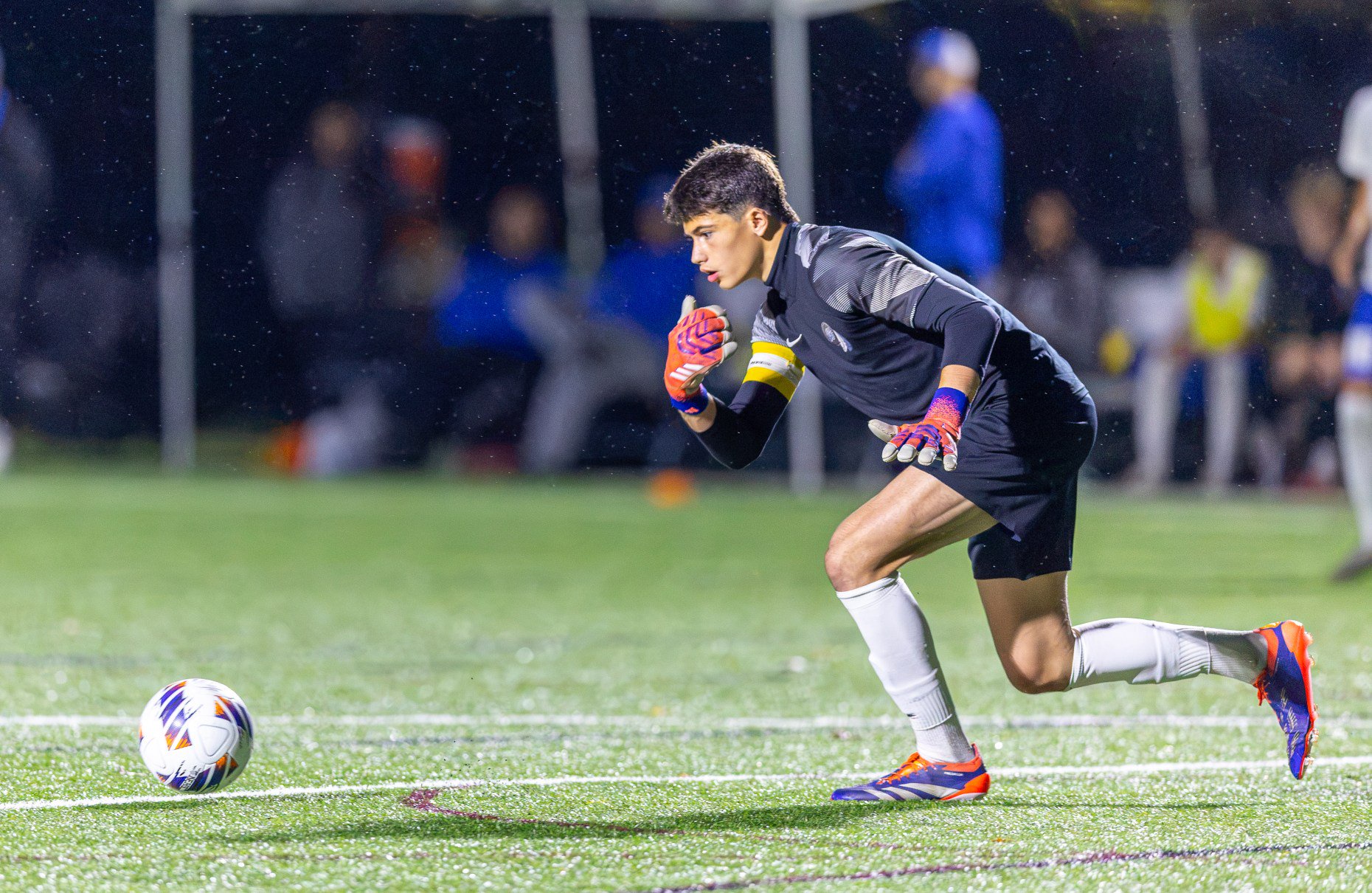 Lake Central goalkeeper Connor Billmeyer