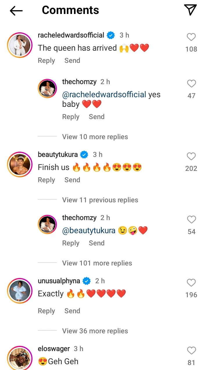 Beauty, Phyna And Others React To Chomzy's Fearless Appearance On IG