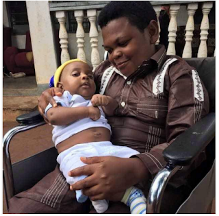 Photos: Meet the 38 years Old Nigerian actor Pawpaw and his son. 68