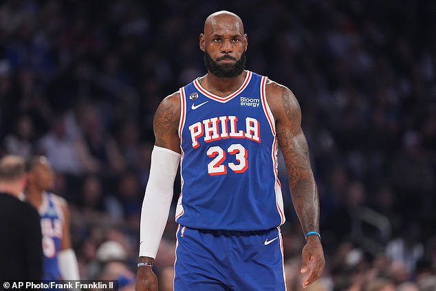 LeBron James received a tense welcome as a Sixer from New York Knicks fans