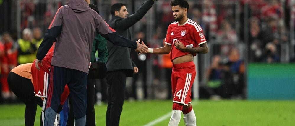 Rein und wieder raus: Luis Díaz.