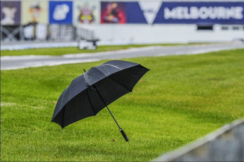 Regenschirm am Phillip Island Grand Prix Circuit