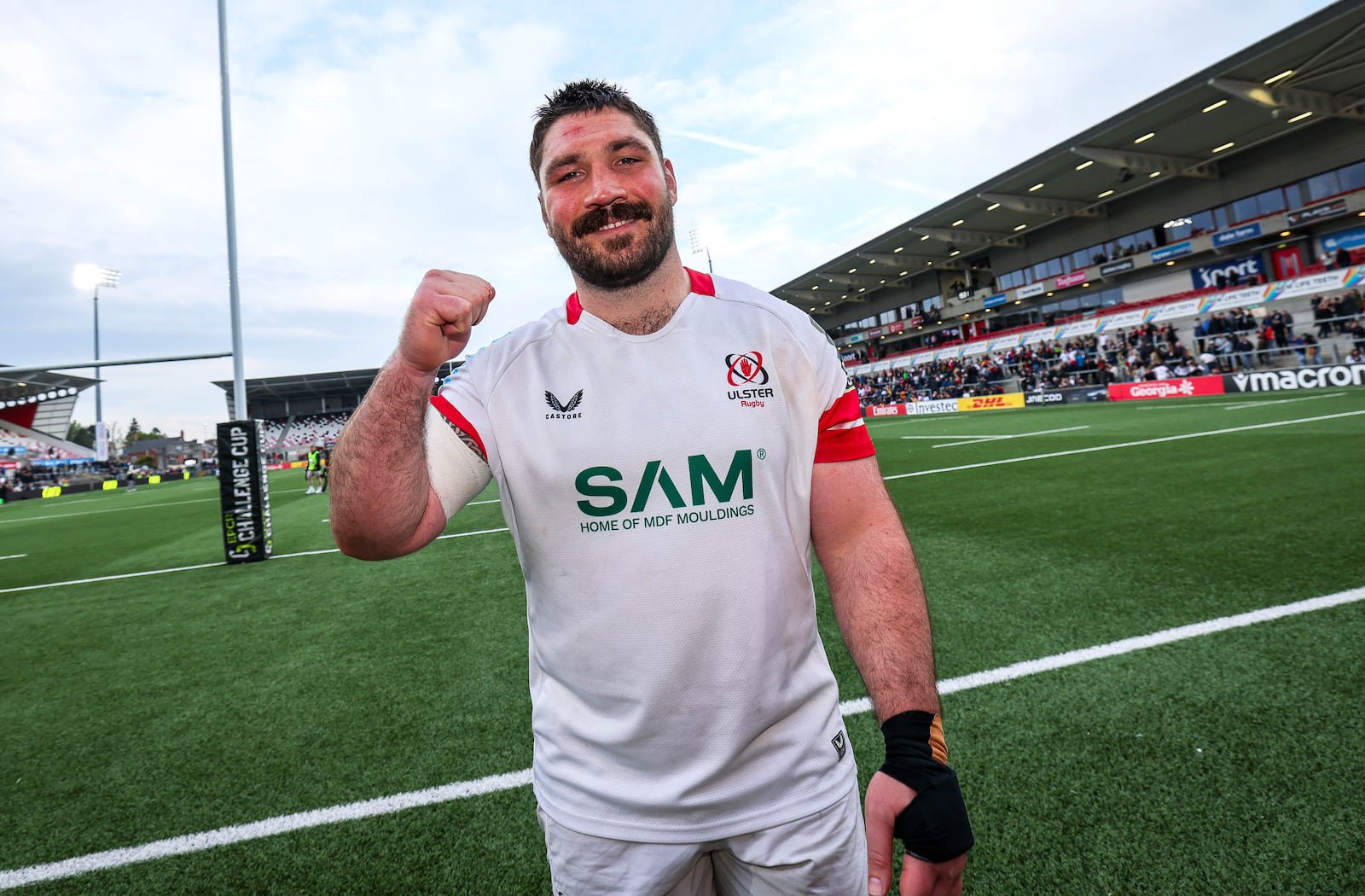 Ulster's Tom O'Toole, who starts at loosehead prop this Saturday against Zebre. Photograph: Ryan Byrne/©INPHO