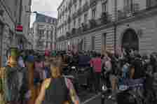 Spontaneous antifascist protest, Nantes, June 30, 2024