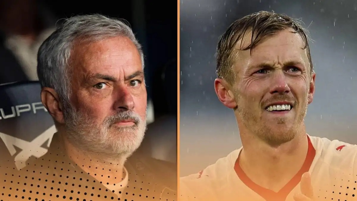 Jose Mourinho and James Ward-Prowse