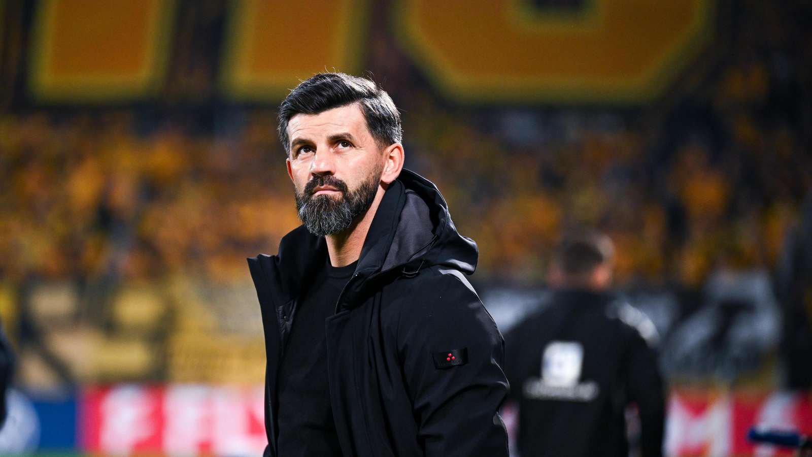 Schalke-Trainer Miron Muslic in Dresden.