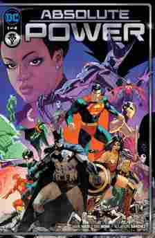 absolute power 1 cover showing the justice league vs amanda waller