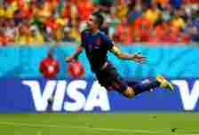Fans think his goal was similar to Robin van Persie's header in the 2014 World Cup