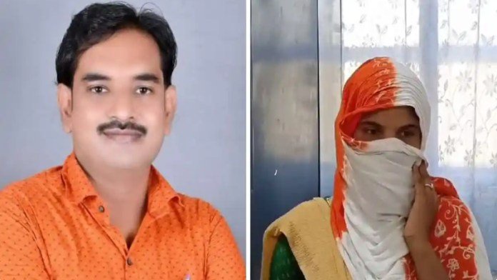 मृतक शैलेंद्र जायसवाल और आरोपित सोनिया