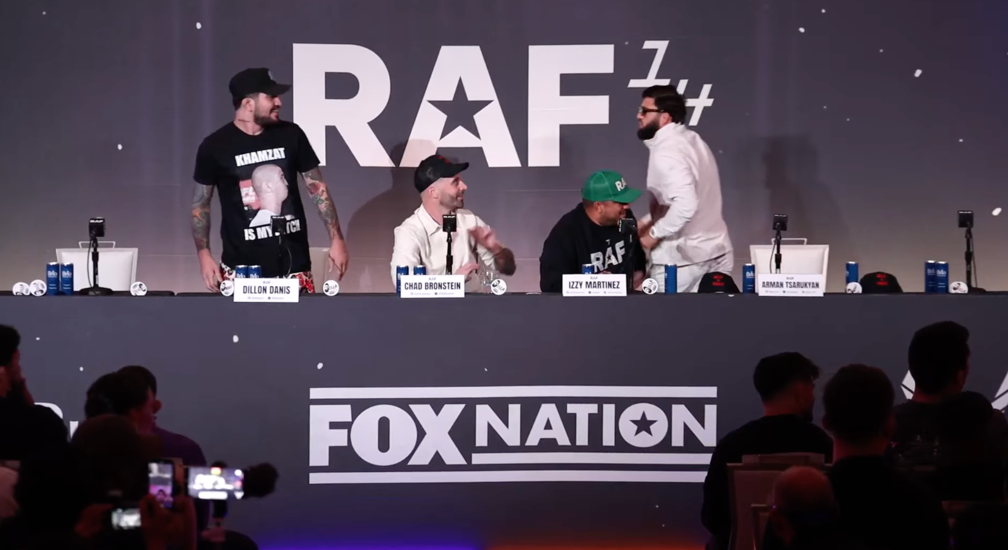 Arman Tsarukyan and Dillon Danis involved in massive brawl